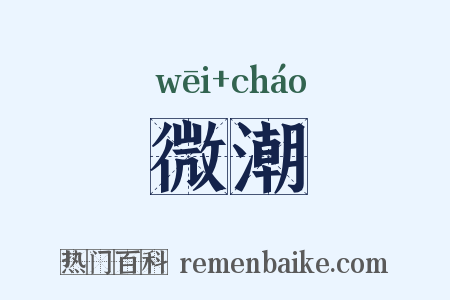 微潮是什么意思的图片